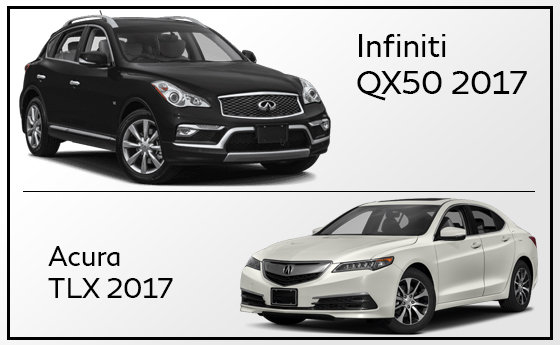 Infiniti Q50 2017 vs Acura TLX 