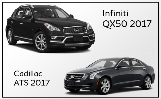 Infiniti Q50 2017 versus Cadillac ATS 