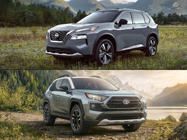 DUEL DE VUS : TOYOTA RAV4 2021 VS NISSAN ROGUE 2021 CHEZ NISSAN THETFORD MINES!