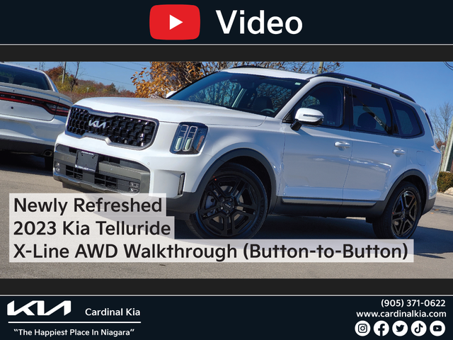 Refreshed 2023 Kia Telluride | Button-To-Button X-Line AWD Walkthrough!