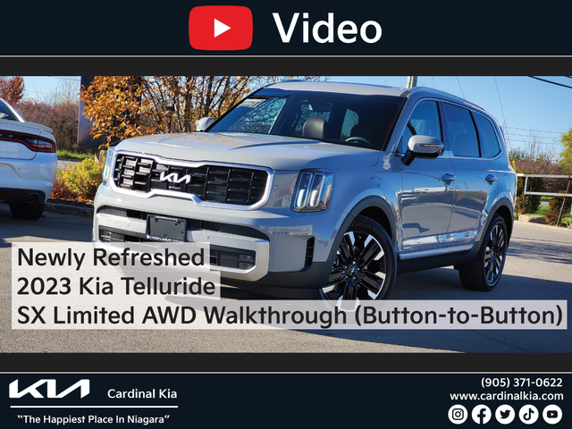 Refreshed 2023 Kia Telluride | Button-To-Button SX Limited AWD Walkthrough!