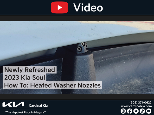 Refreshed 2023 Kia Soul | How To Use Your Heated Washer Nozzles!