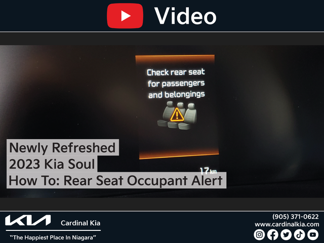 Refreshed 2023 Kia Soul | How To Use Your Rear Occupant Alert!
