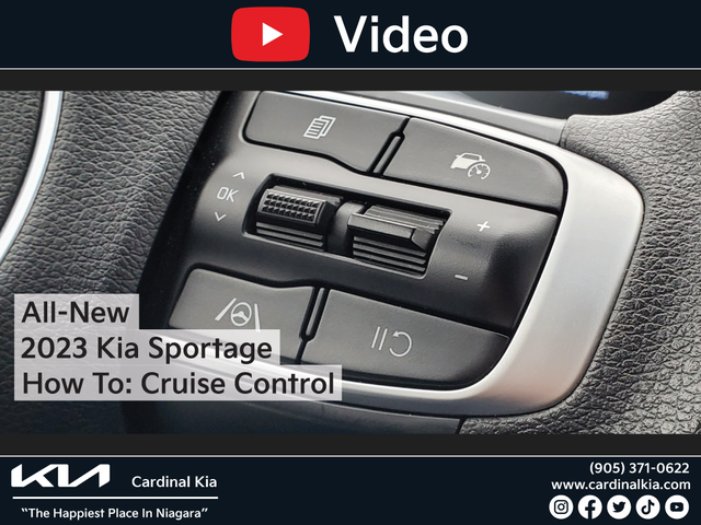 All-New 2023 Kia Sportage | How To Use Your Cruise Control!