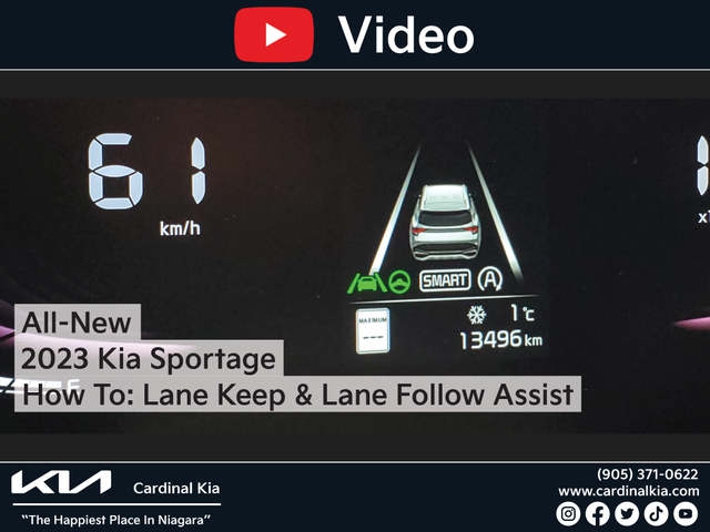 All-New 2023 Kia Sportage | How To Use Your Lane Keep & Lane Follow Assist!