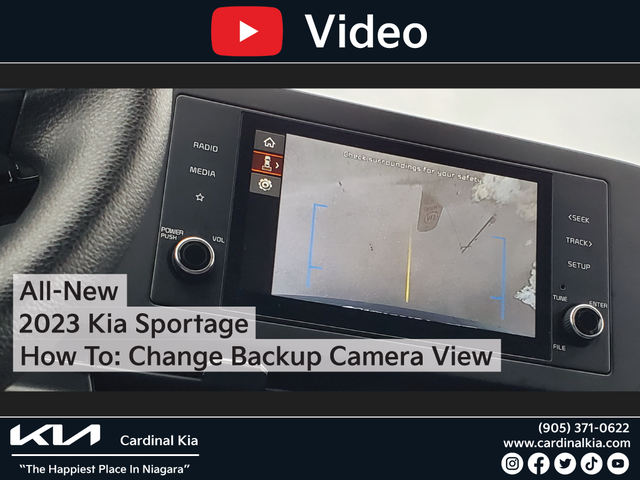 All-New 2023 Kia Sportage | How To Change Your Backup Camera View!