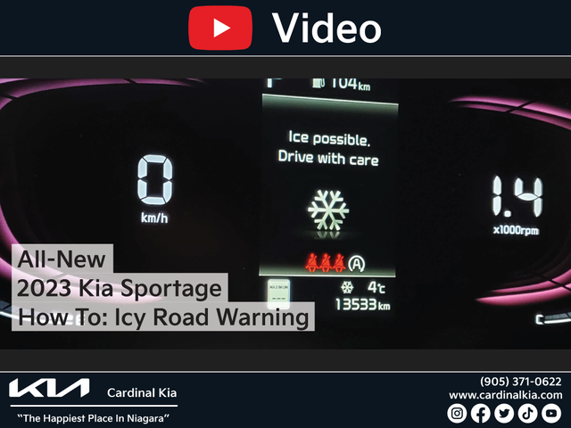 All-New 2023 Kia Sportage | How To Use Your Icy Road Warning!
