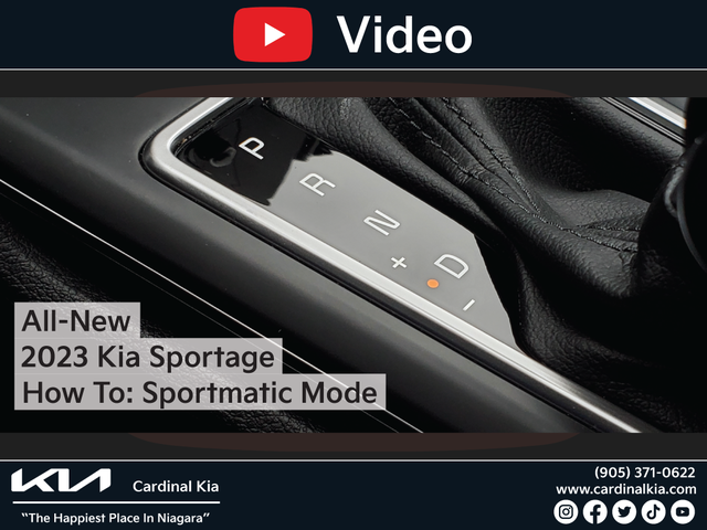 All-New 2023 Kia Sportage | How To Use Your Sportmatic Mode!