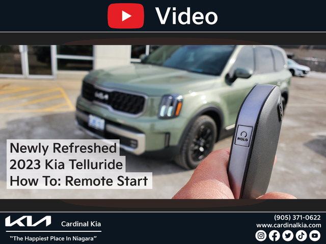 Refreshed 2023 Kia Telluride | How To Use Your Remote Start!