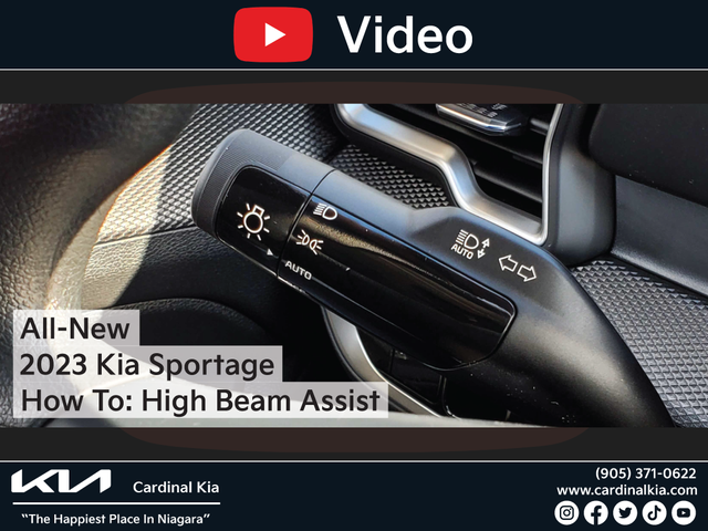 All-New 2023 Kia Sportage | How To Use Your High Beam Assist!