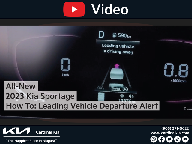 All-New 2023 Kia Sportage | How To Use Your Leading Vehicle Departure Alert!