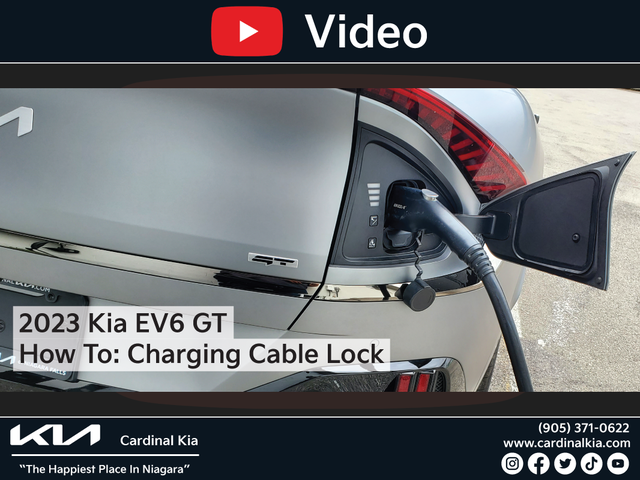 2023 Kia EV6 GT | How To Adjust How Your Charging Cable Locks!