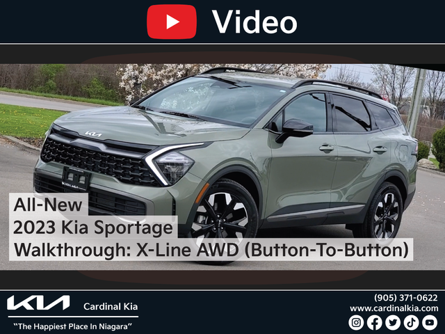 All-New 2023 Kia Sportage | Button-To-Button X-Line AWD Walkthrough!