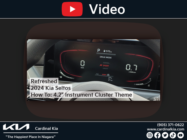 Refreshed 2024 Kia Seltos | How To Change Your 4.2