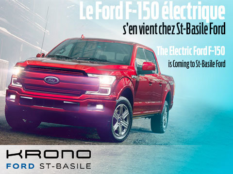 Le Ford F-150 électrique s’en vient chez St-Basile Ford