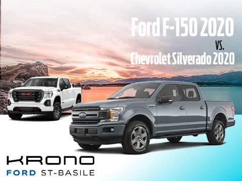 The 2020 Ford F-150 vs. the 2020 Chevrolet Silverado