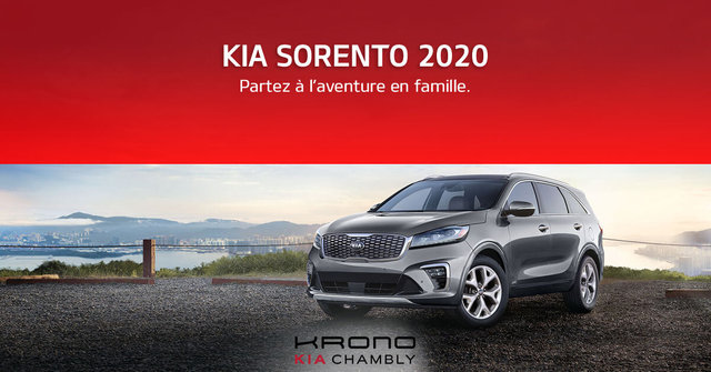 Le nouveau VUS Kia Sorento est à vous!