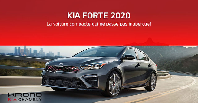 Kia Forte 2020 : la voiture compacte qui ne passe pas inaperçue!