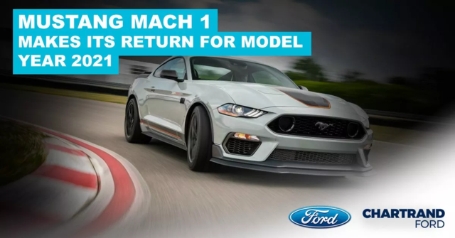 The Ford Mustang Mach 1 Makes a Comeback in 2021