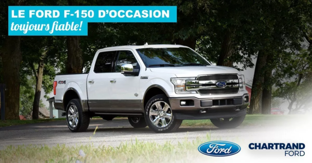 Le Ford F-150 d'occasion, toujours fiable