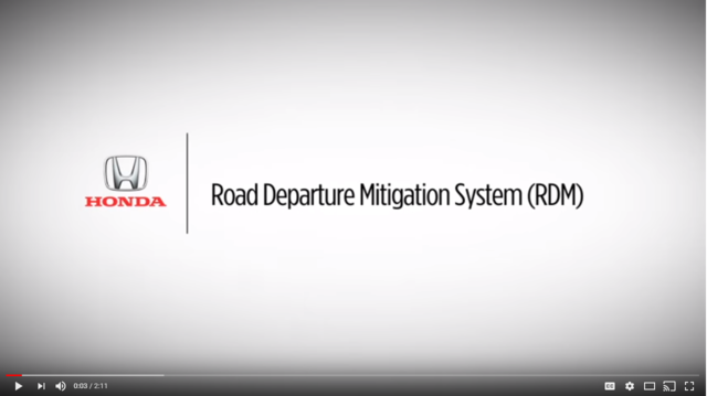 Road Departure Mitigation System