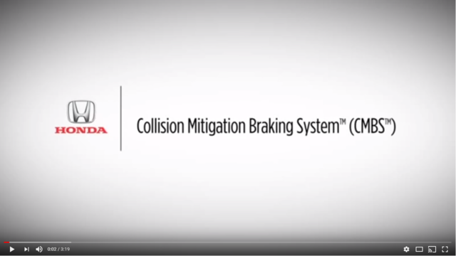 Collision Mitigation Braking System