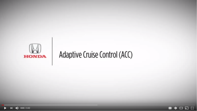 Adaptive Cruise Control