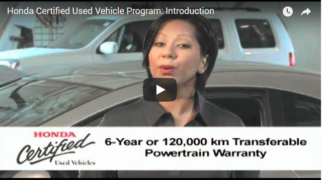 Honda Certified Used Vehicle Program: Introduction