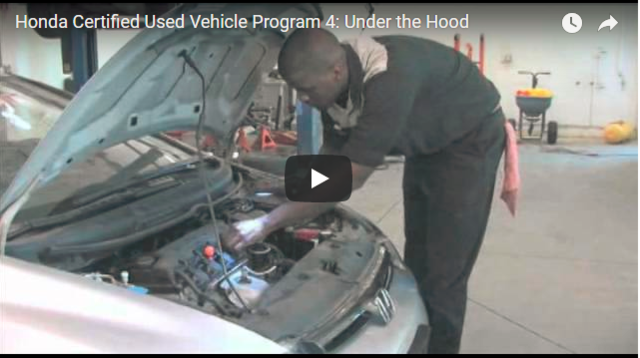 Honda Certified Used Vehicle Program 4: Under the Hood