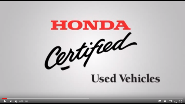Honda Certified Used Vehicle Program 7: Steering