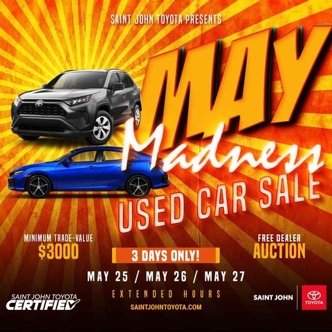 May Madness - Used Car Sale