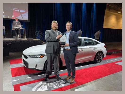 Honda Civic Hybrid Is The AJAC 2025 Canadian Car of the Year Award