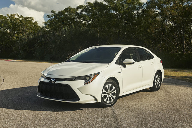 The first-ever Toyota Corolla Hybrid for North American unveiled in Los Angeles
