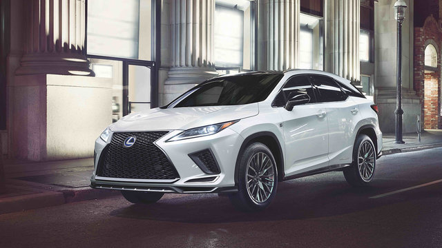 A look at the 2021 Lexus RX and F Sport Groups