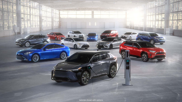Toyota sets new electrified vehicle sales record in 2021