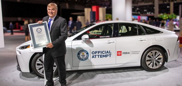 Toyota Mirai Sets GUINNESS WORLD RECORDS with 1,360km Zero Emission Journey