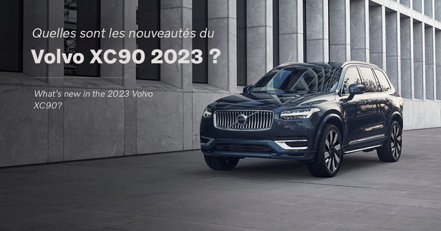 What's new in the 2023 Volvo XC90?