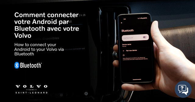 Comment connecter votre Android par Bluetooth avec votre Volvo