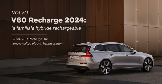 2024 V60 Recharge: the long-awaited plug-in hybrid wagon