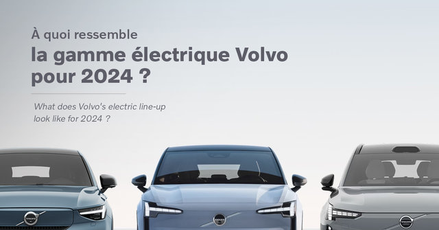 What does Volvo's electric line-up look like for 2024 ?