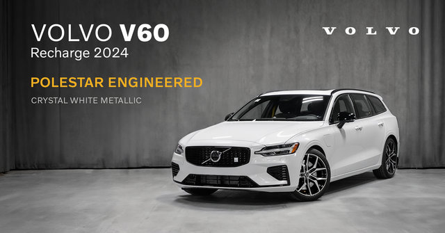 Volvo V60 Recharge 2024 - Polestar Engineered - Crystal White Metallic - Photos