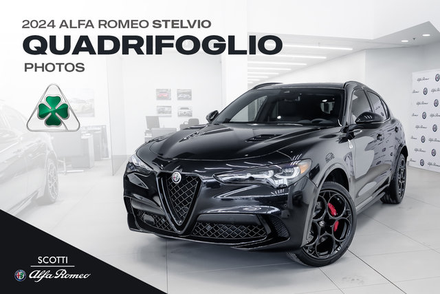 2024 Alfa Romeo Stelvio Quadrifoglio | Vulcano Black Metallic - Photos