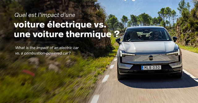 What is the impact of an electric car vs. a combustion-powered car?