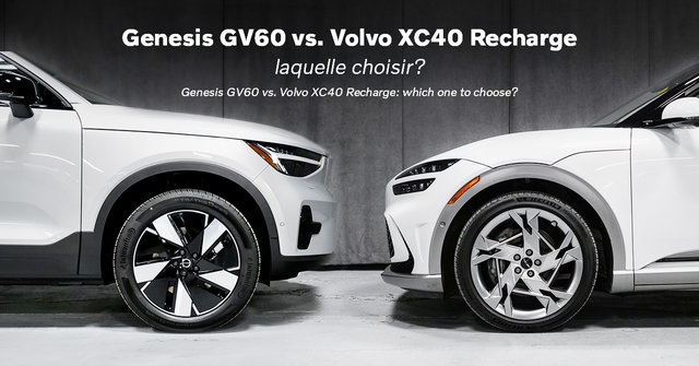 Genesis GV60 vs. Volvo XC40 Recharge : laquelle choisir?