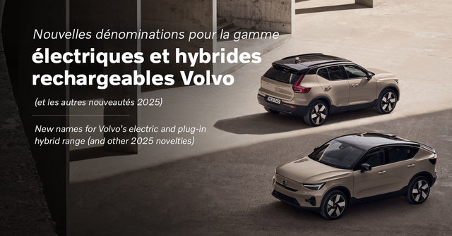 New names for Volvo's electric and plug-in hybrid range (and other 2025 novelties)