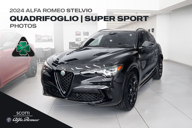 Alfa Romeo Stelvio Quadrifoglio SUPER SPORT 2024 | Noir Vulcano Métallique - Photos