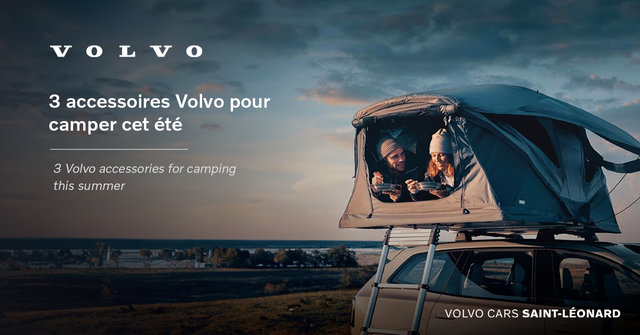 3 Volvo accessories for camping this summer