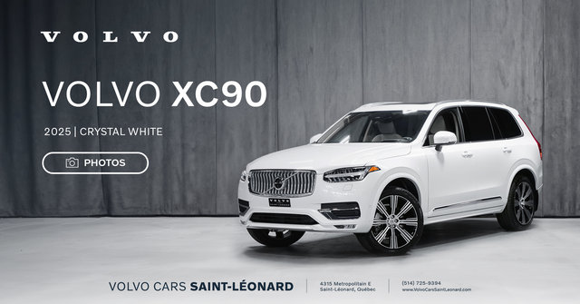 2025 Volvo XC90 CRYSTAL WHITE METALLIC - Pictures