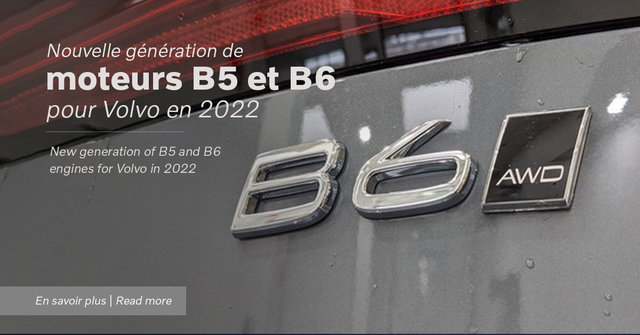 Nouvelle génération de moteurs B5 et B6 pour Volvo en 2022