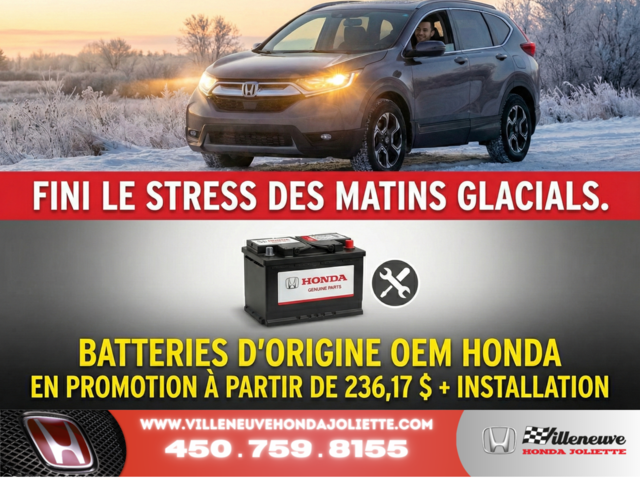 La puissance d'origine : le seul choix logique pour votre Honda !